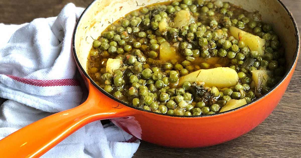 Arakas Latheros (Greek Peas with Tomato and Dill) Recipe - Samsung Food
