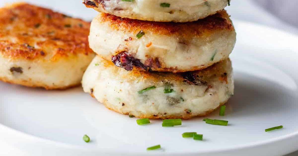 Baked Potato Cakes - It's All Good Vegan