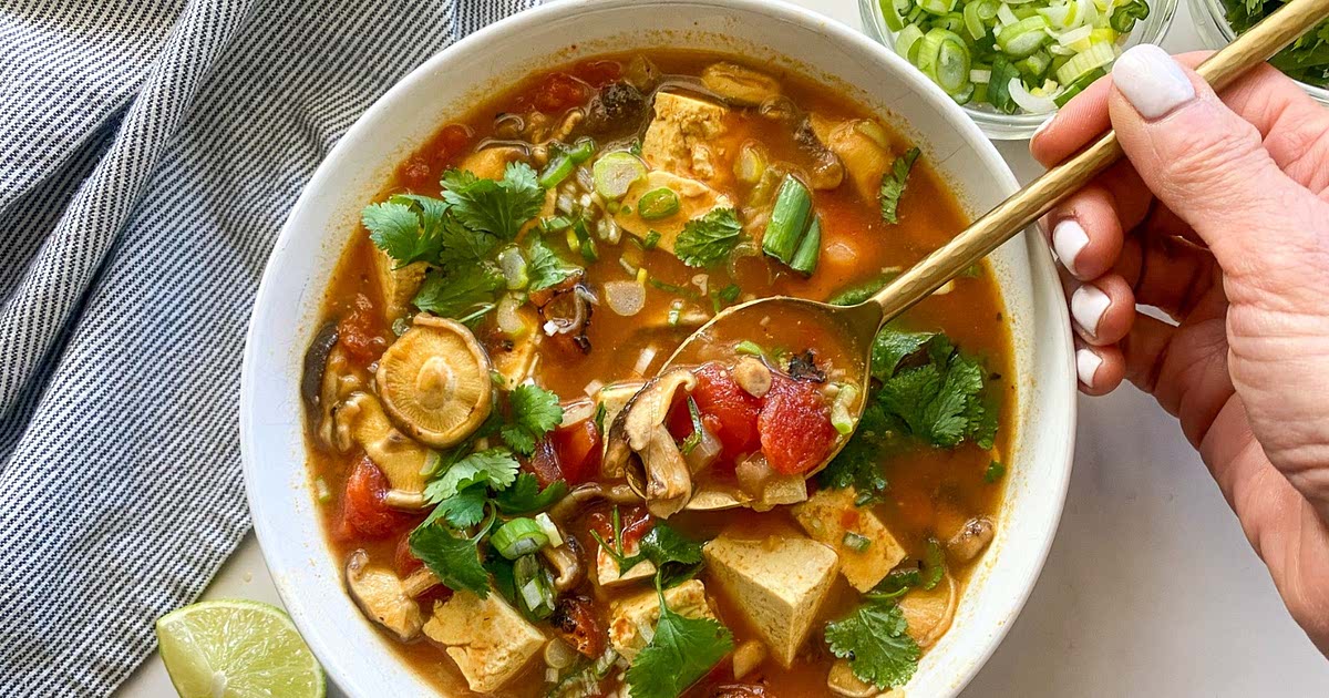 Tofu Tom Yum Soup Recipe — Samsung Food