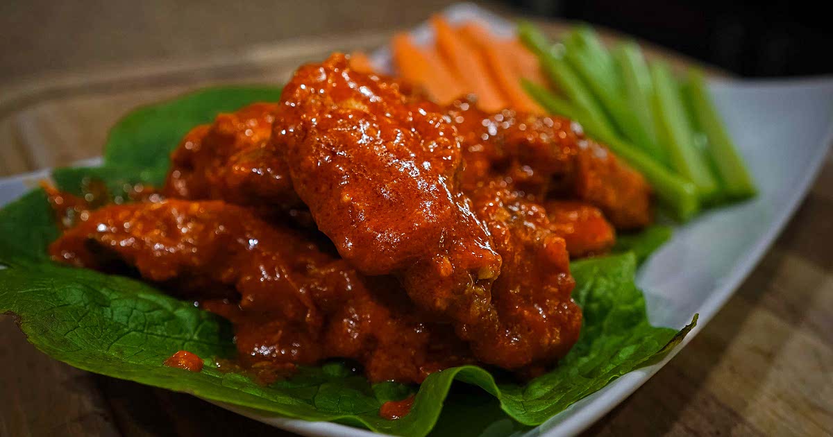 Spicy Garlic Wings Recipe Samsung Food