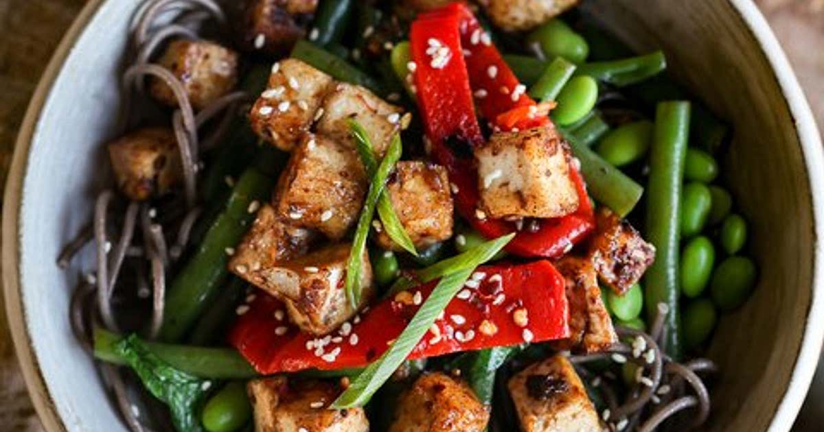 Black Bean Garlic Tofu Nourish Bowl Recipe Samsung Food