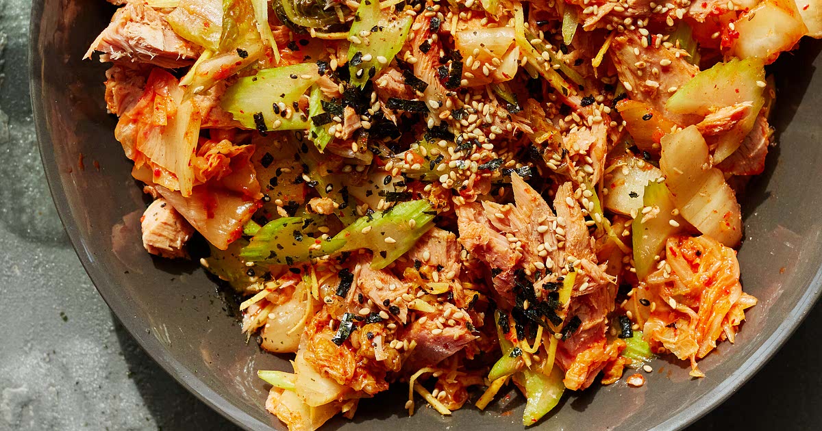Kimchi Tuna Salad Recipe Samsung Food