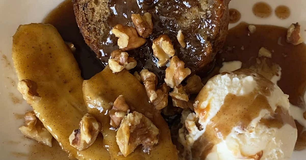 Bananas Foster Cake Recipe — Samsung Food