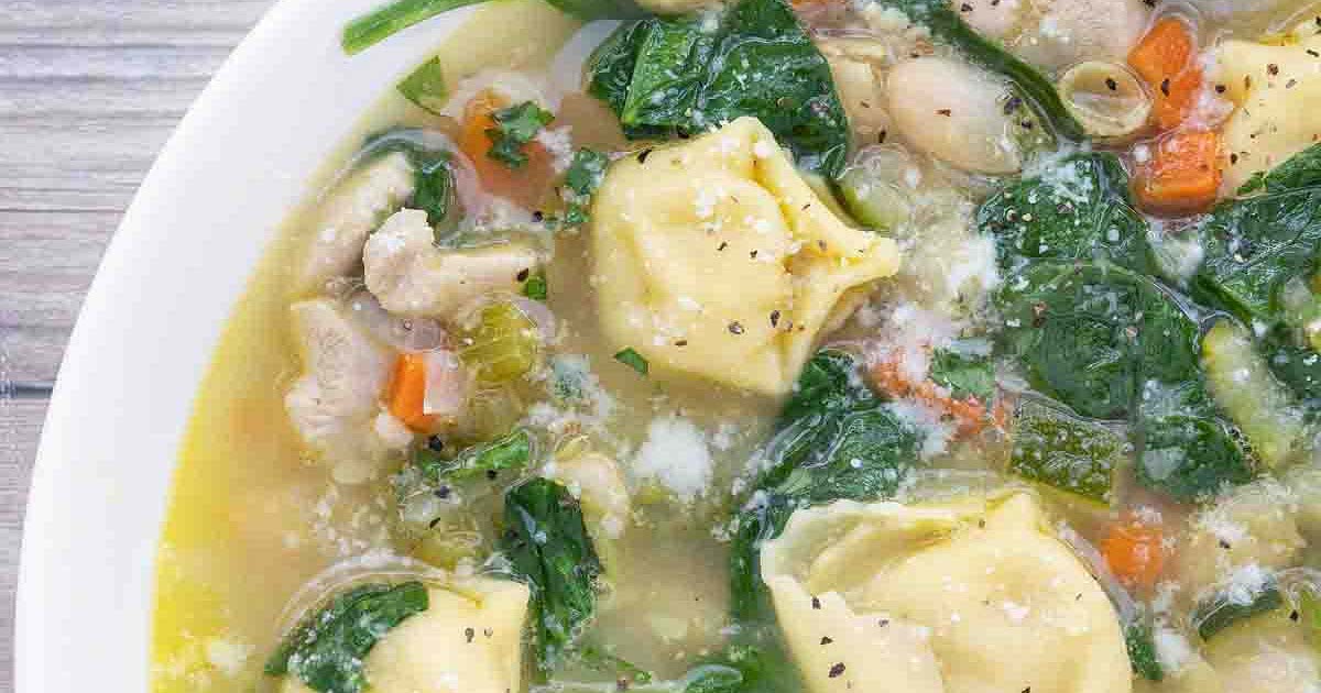 Chicken Tortellini Soup Recipe Samsung Food
