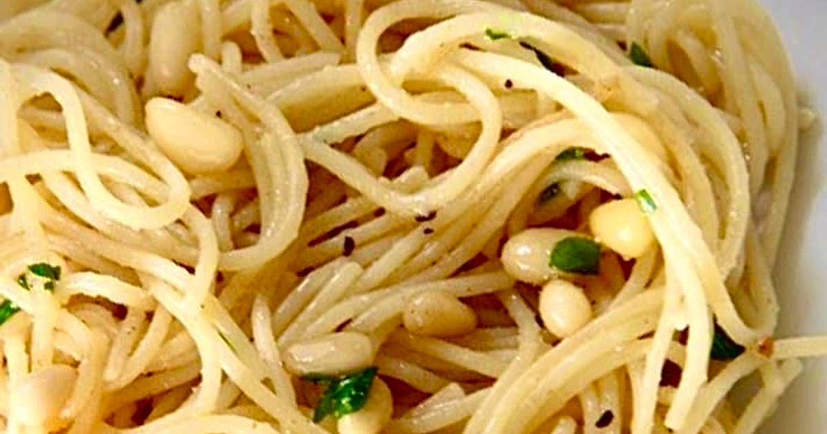 Garlic & Pine Nuts Spaghetti Recipe Samsung Food App