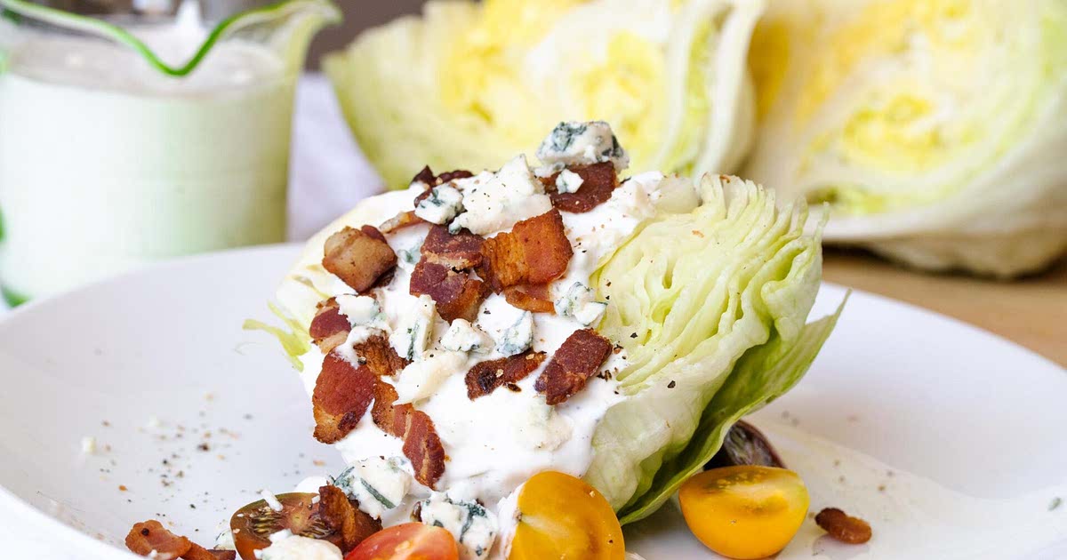 Iceberg Wedges with Blue Cheese Dressing Recipe Samsung Food