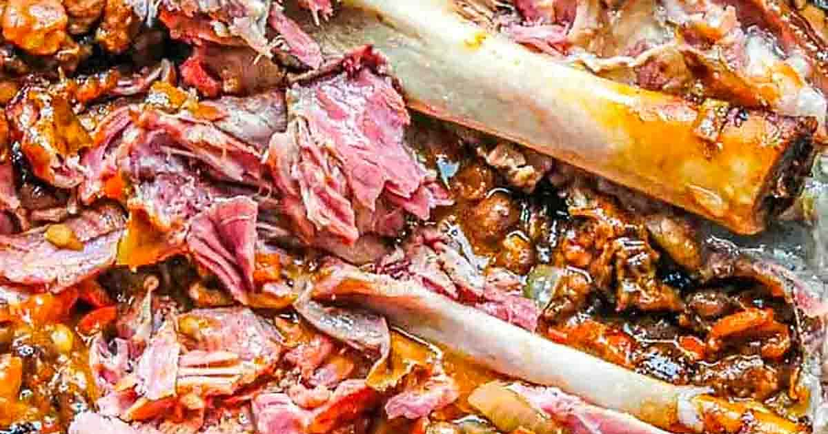 Slow Cooked Pork & Beans with Smoked Ham Hock Recipe Samsung Food