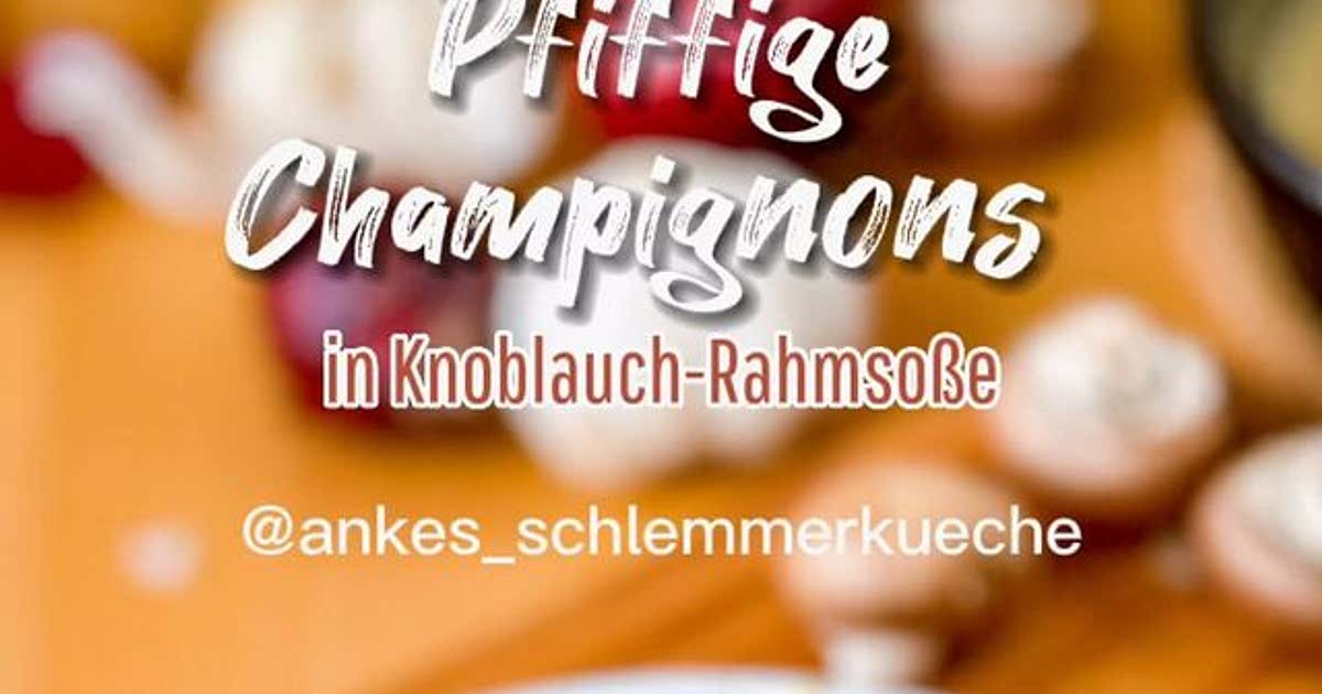 🧄 Knoblauchfans kommen mit diesen Champignons voll auf ihre Kosten 🤤 ...