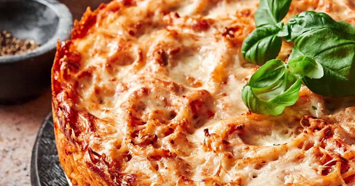 Vegetarian Spaghetti Pie Recipe — Samsung Food