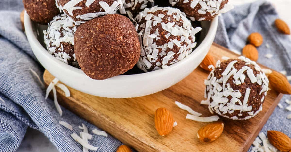 Chocolate Coconut Date Balls Recipe Samsung Food