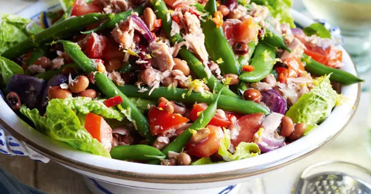 Tuna and bean salad Recipe Samsung Food