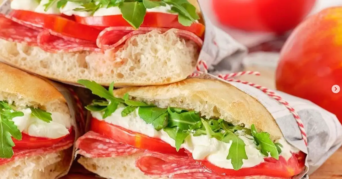 Philadelphia Salami Ciabatta Sandwich Recipe — Samsung Food