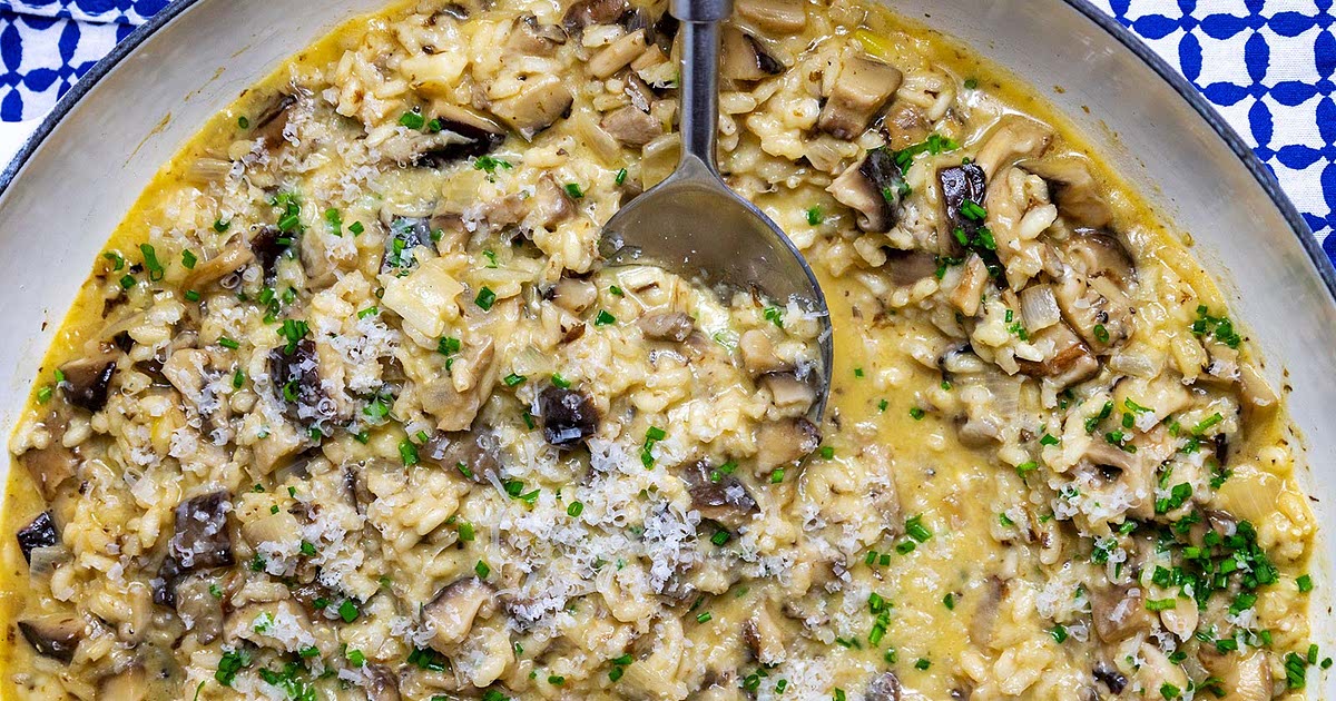 Risotto Ai Funghi (Mushroom Risotto) Recipe Samsung Food App