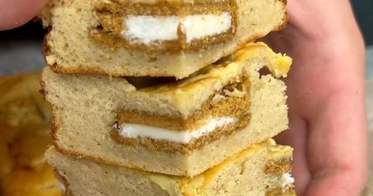 Cinnamon Bun Oreo Blondies Recipe Samsung Food