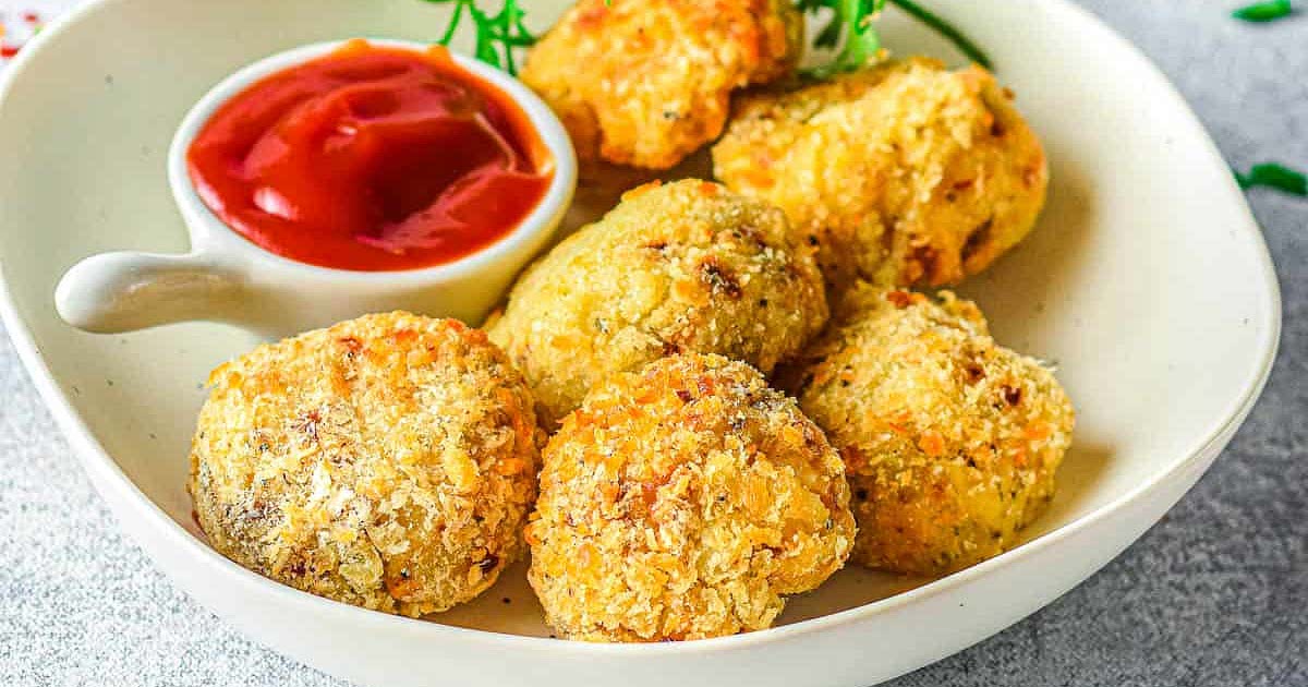 Air Fryer Potato Cheese Balls Recipe Samsung Food