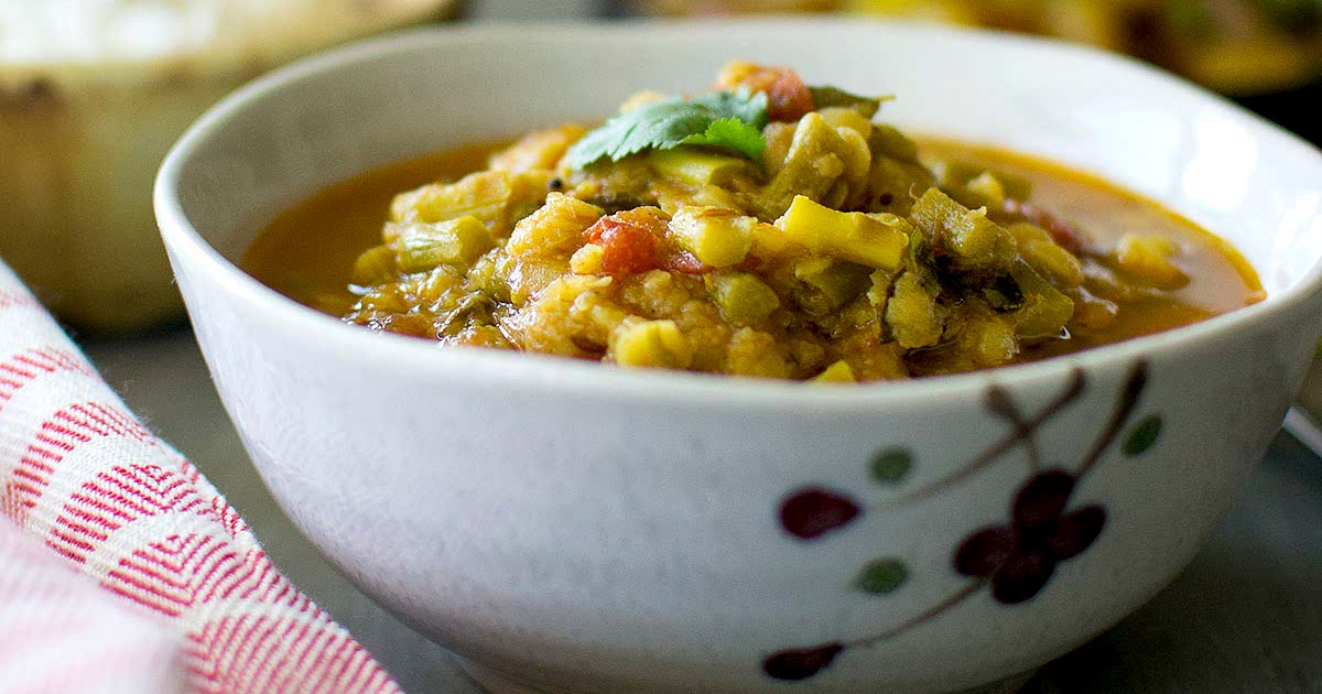 Asparagus Lentil Soup Asparagus Dal Recipe Samsung Food
