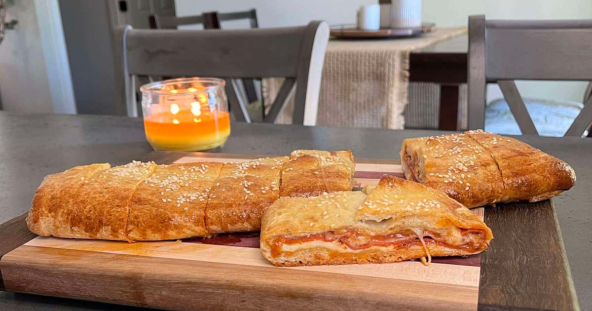 Pepperoni and Ham Stromboli Recipe Samsung Food