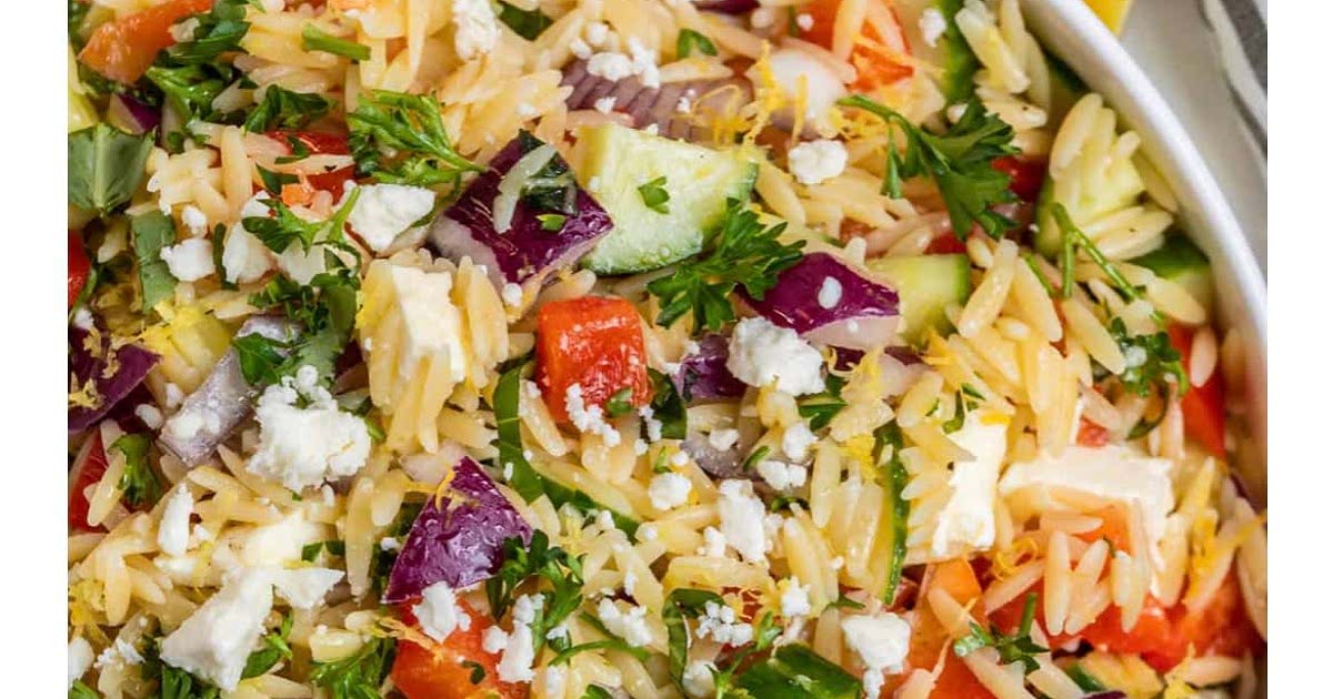 Greek Orzo Pasta Salad Recipe — Samsung Food