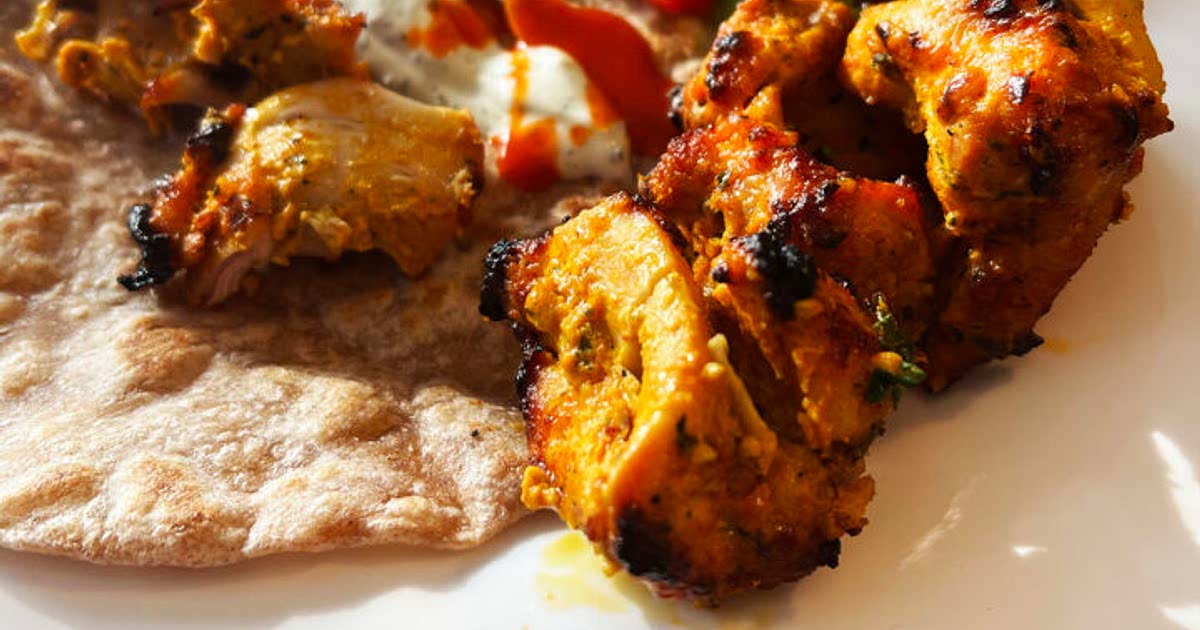Afghani deals chicken kebab
