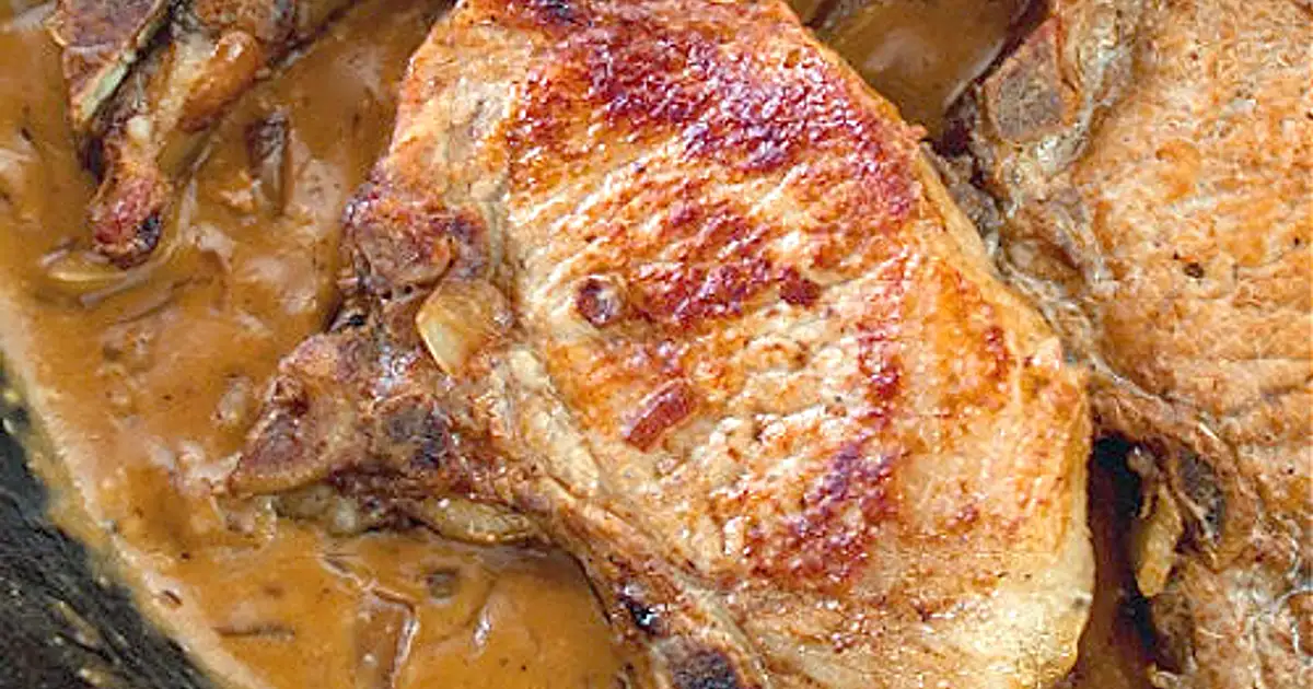 Pork Chops in Sour Cream Gravy Recipe Samsung Food