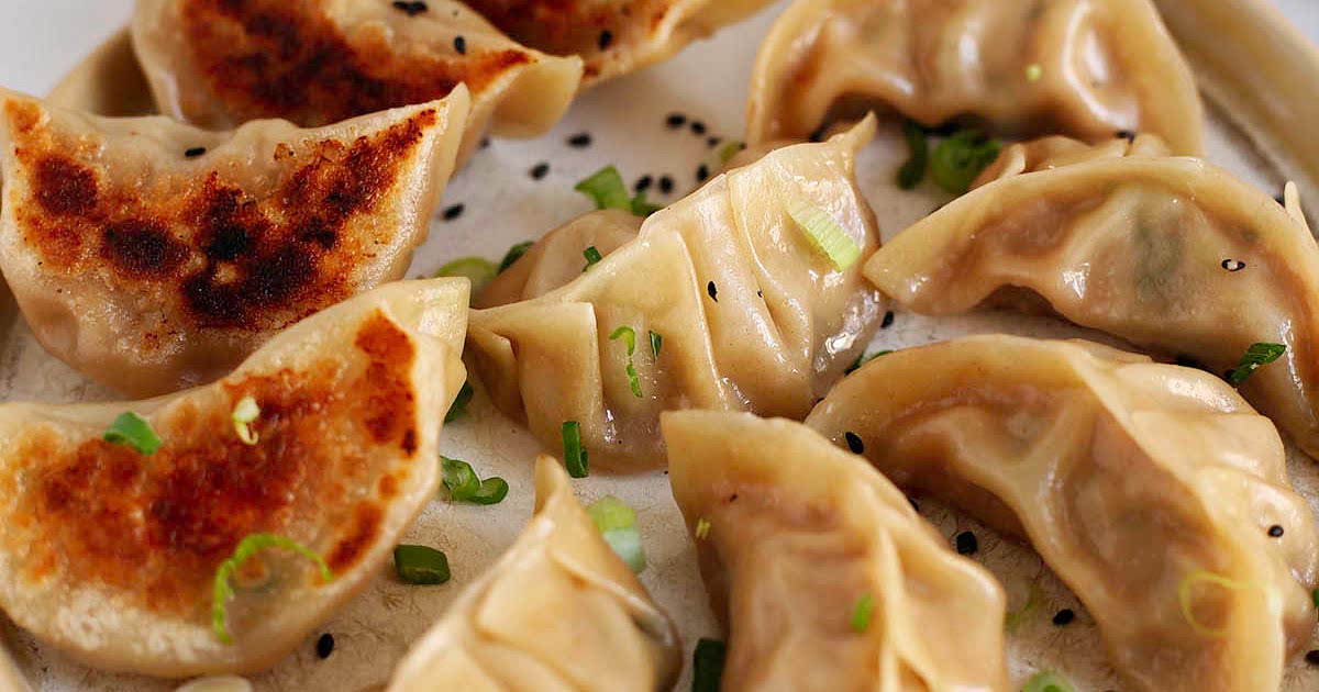 Chicken Cilantro Dumplings Recipe Whisk