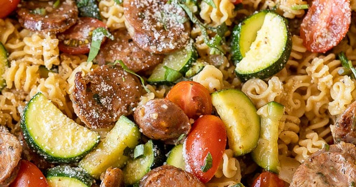 Chicken Zucchini Pasta Skillet Recipe Samsung Food