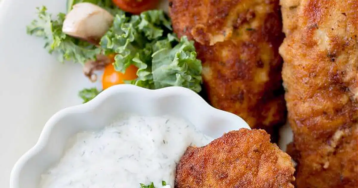 Chicken Tenders with Dill Sour Cream Dipping Sauce Recipe Samsung