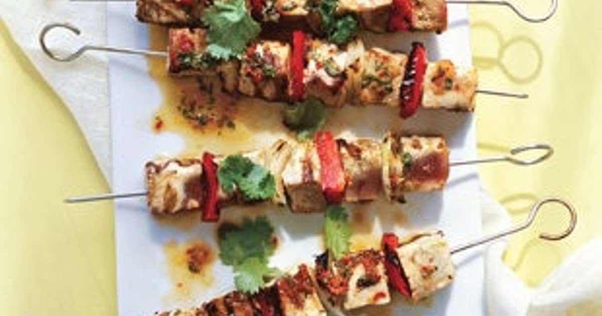 Tuna Kebabs with GingerChile Marinade Recipe Samsung Food