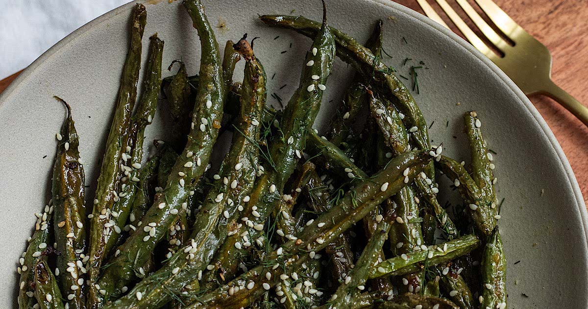 Roasted Honey Mustard Green Beans Recipe — Samsung Food