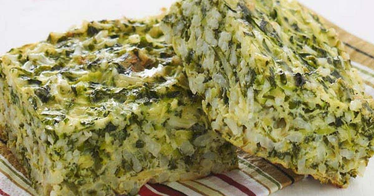 Cheese, Spinach and Zucchini Rice Slice Recipe — Samsung Food