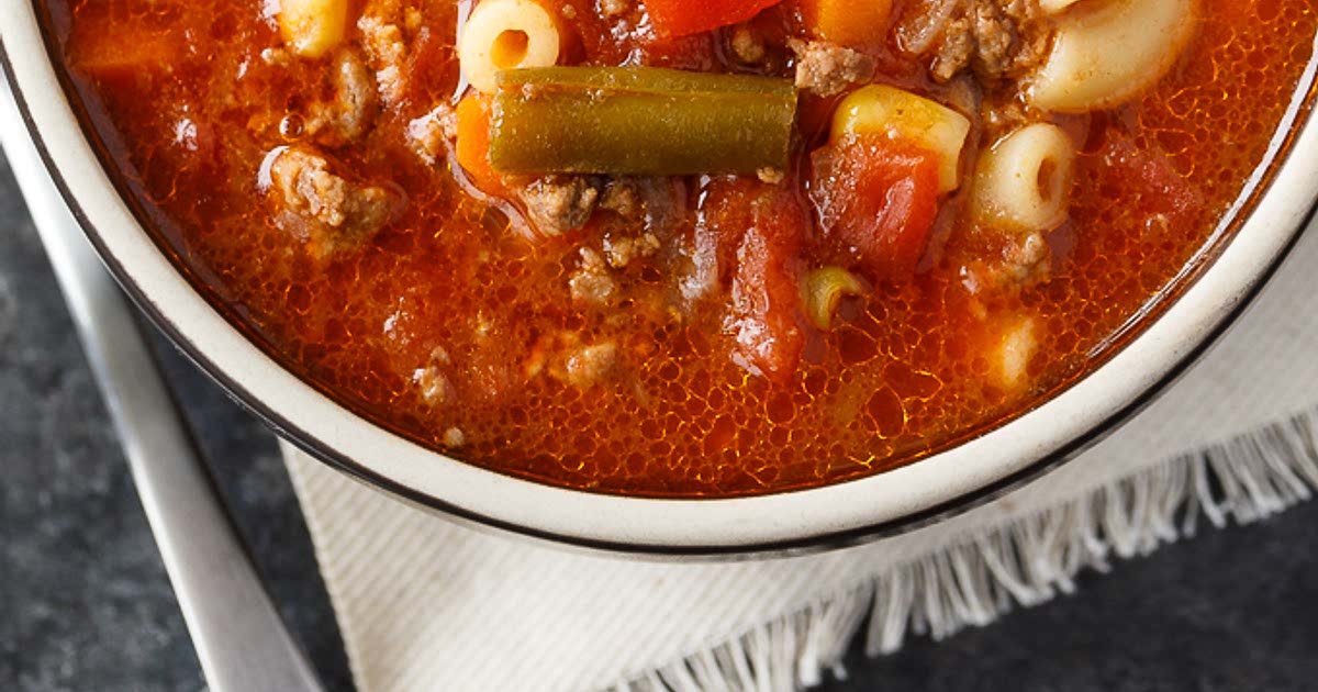 Busy day store soup