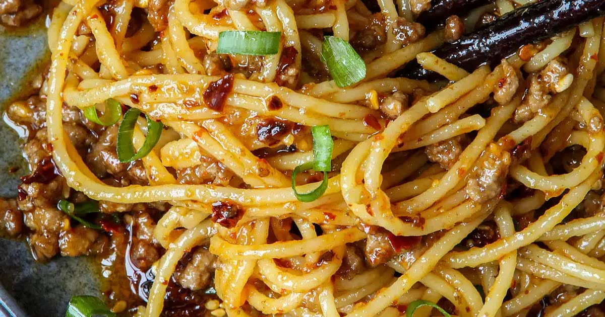 Asian Ground Beef Noodles Recipe Samsung Food