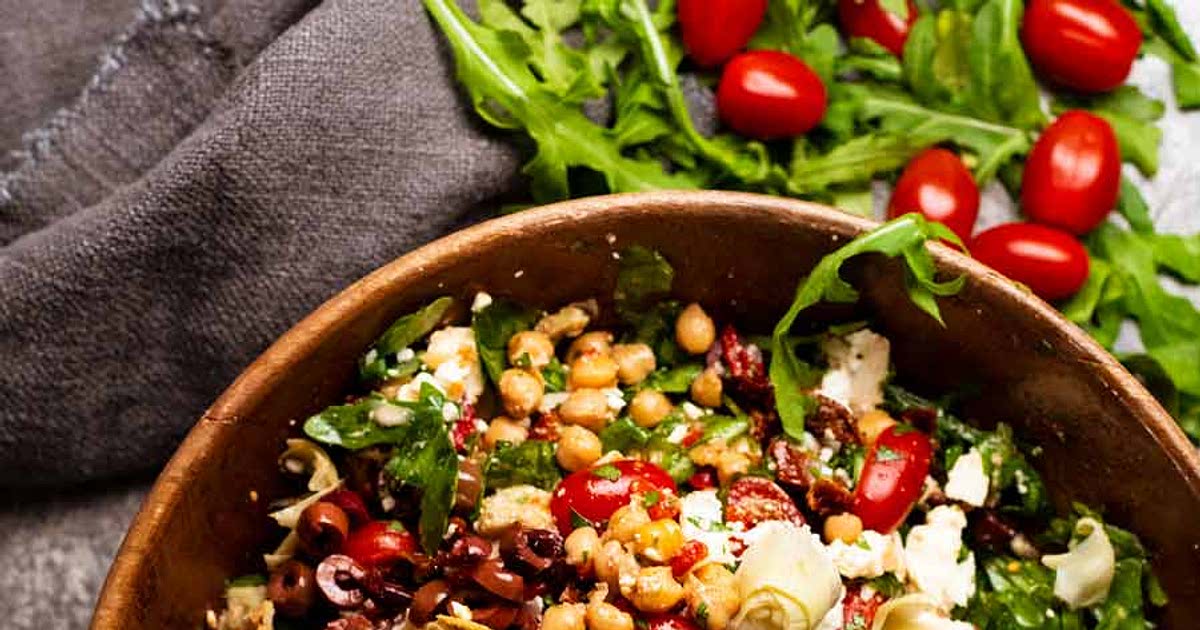 Antipasto chickpea salad Recipe Samsung Food