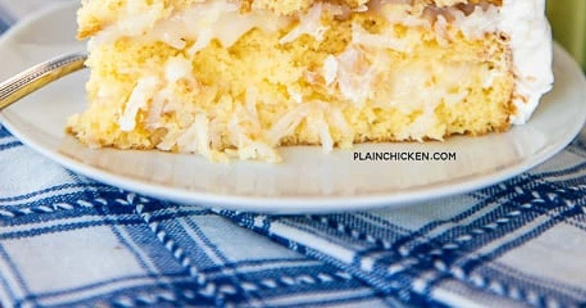 Coconut Cake with Sour Cream Frosting Recipe Samsung Food