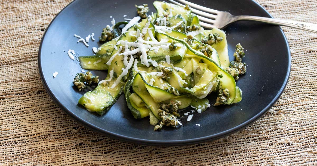 Zucchini Salad with Avocado, Pepita Parsley Gremolata Recipe Samsung Food