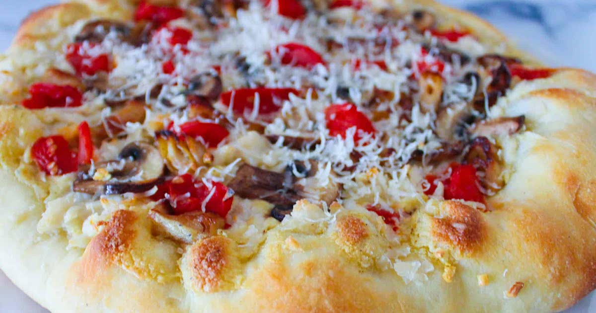 Vegan Chicken Alfredo Pizza Recipe Samsung Food