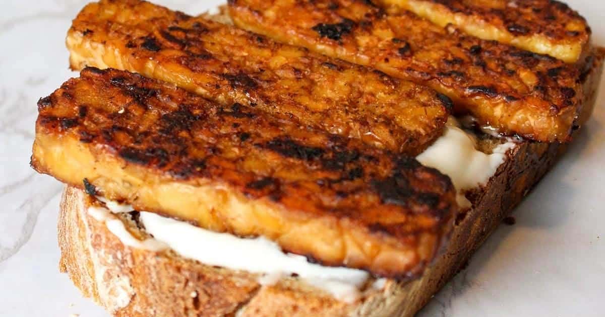 Smoky tempeh bacon Recipe Samsung Food