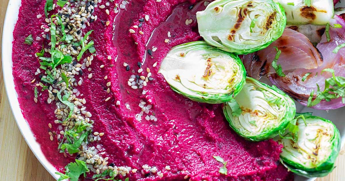 The BEST Beetroot Hummus Recipe Samsung Food