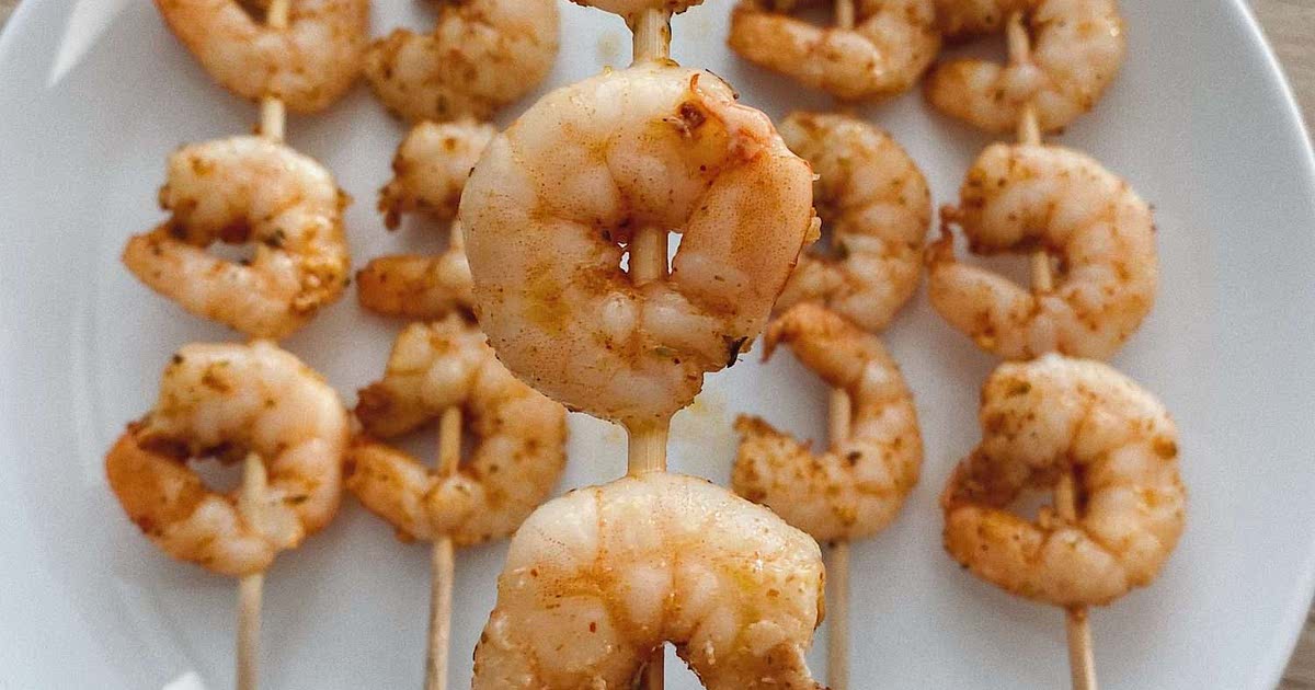 Oven Baked Shrimp Skewers Recipe Samsung Food