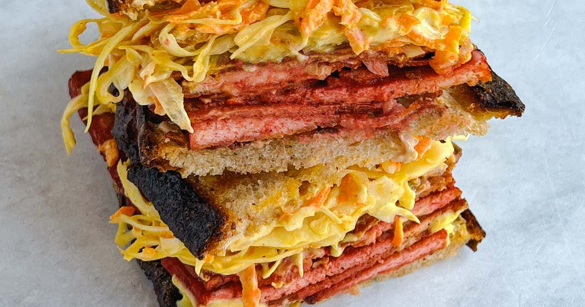 HighProtein Tofu Sandwich (Vegan Pastrami) Recipe Samsung Food