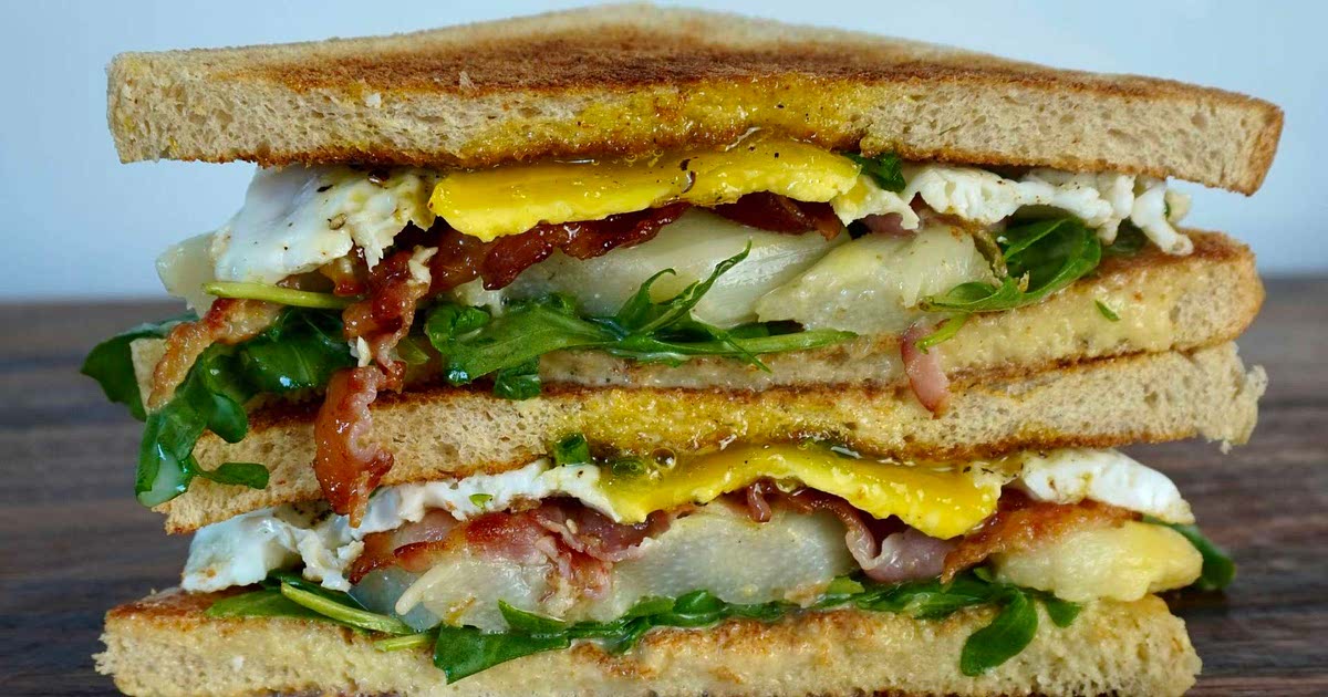 Asparagus bacon sandwich Recipe Samsung Food App