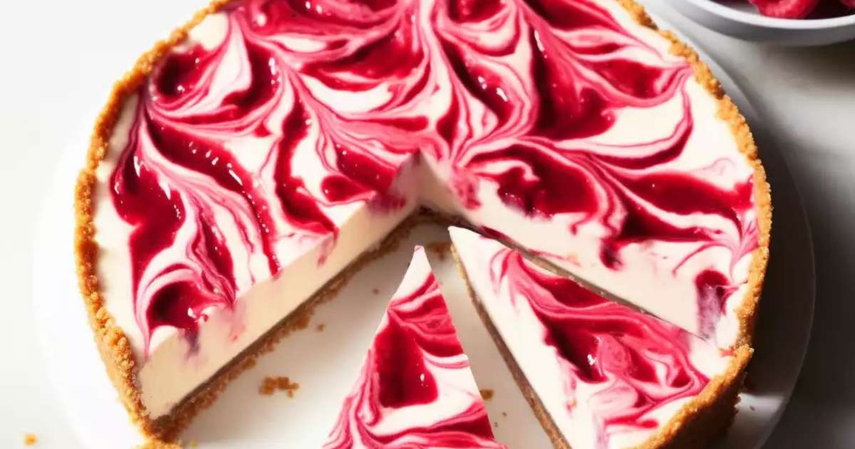 Raspberry Swirl Cheesecake Recipe - Samsung Food