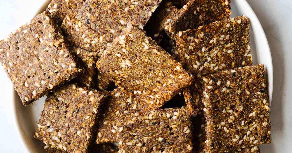 Best Flaxseed Crackers Recipe Samsung Food