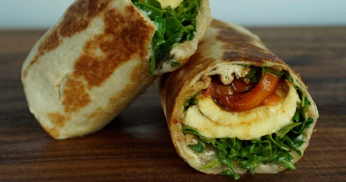 Apricot mozzarella wrap Recipe Samsung Food