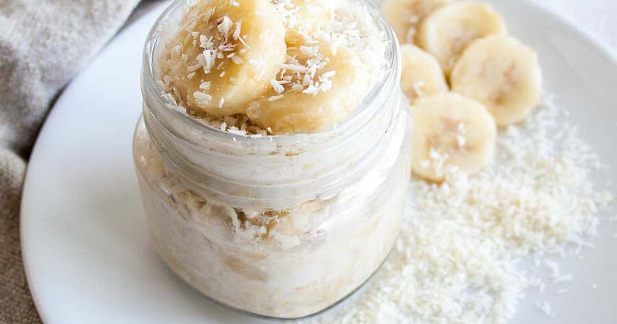 Banana Cream Pie Overnight Oats Recipe Samsung Food