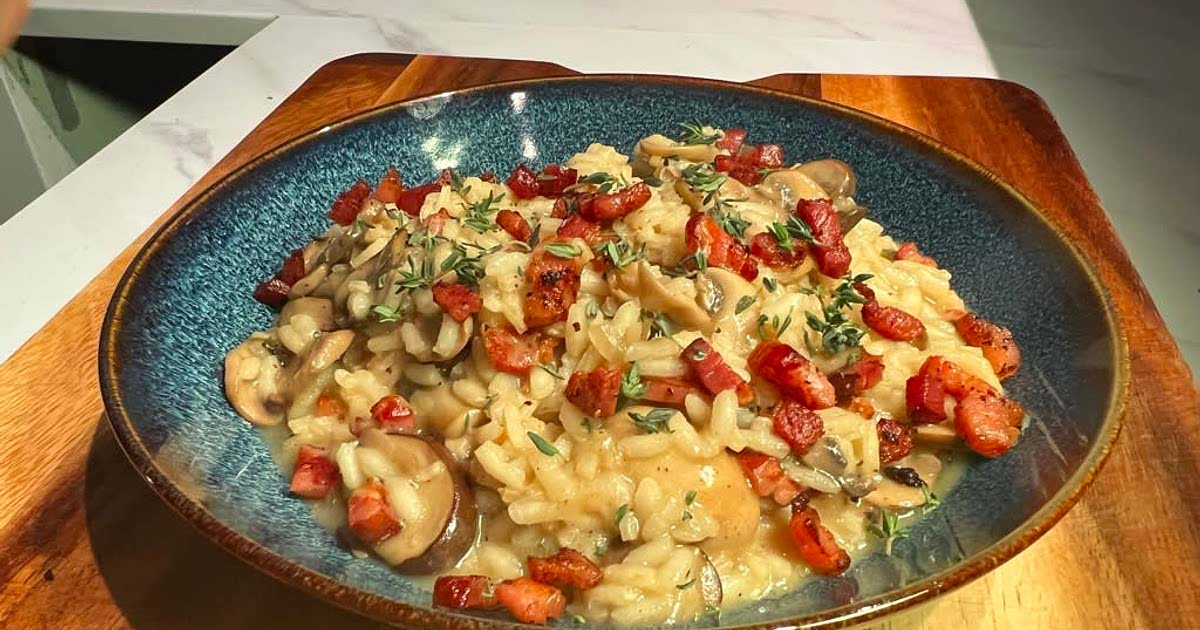 Mushroom & Pancetta Risotto Recipe Samsung Food App