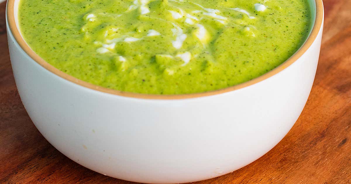 Sheet Pan Creamy Zucchini Parsley Soup (vegan) Recipe Samsung Food