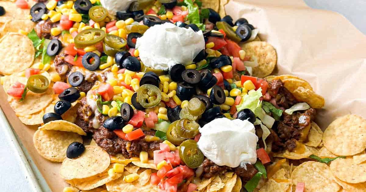Super Loaded Taco Nachos Recipe — Samsung Food