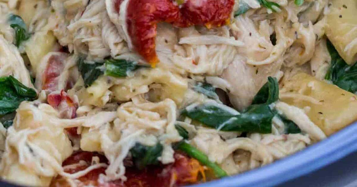 Slow Cooker Tuscan Chicken Pasta Recipe Samsung Food