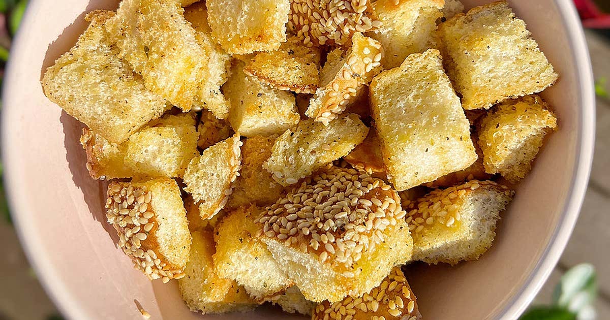 Burger Bun Croutons Recipe Samsung Food